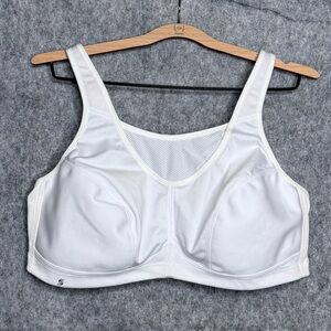Glamorise Sport Full Figure No-Bounce Camisole Wireless‎ Sports Bra- Sz 44C